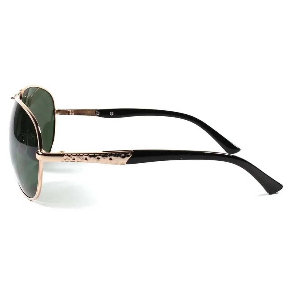 Gold Classic Retro Vintage 80s Old Fashion Hot Mens Womens Aviation Sunglasses